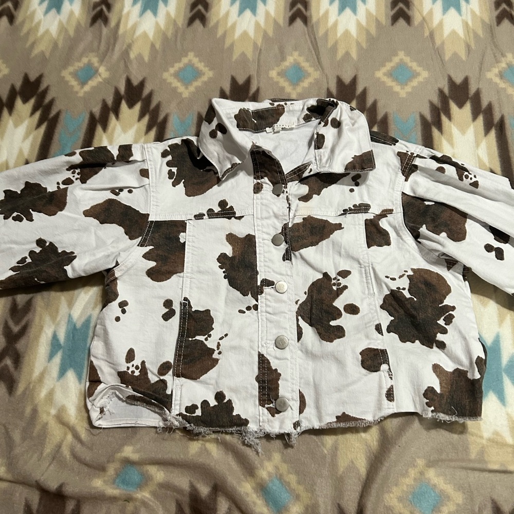 Cow Print Kids Shirt